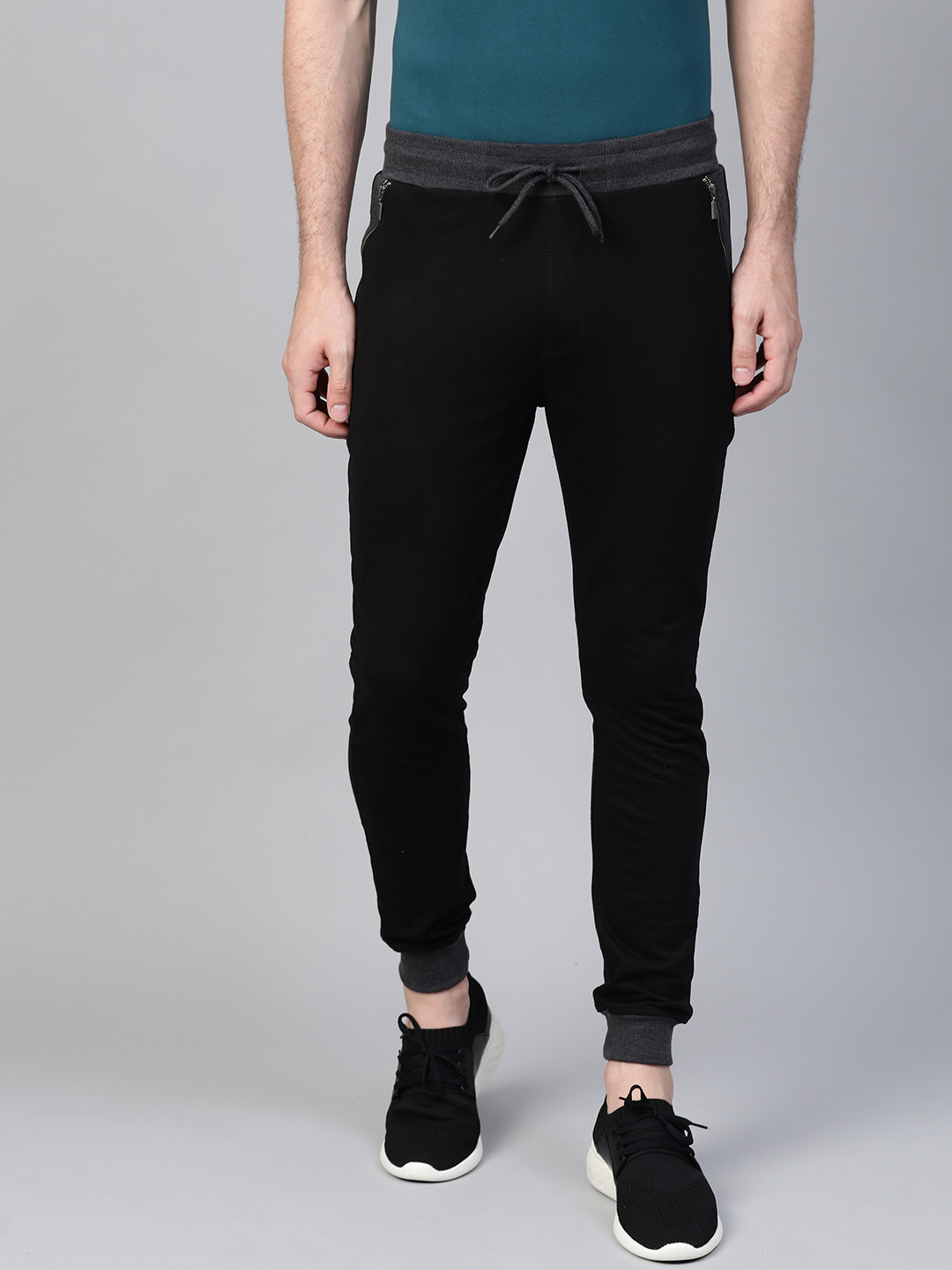 88d547d2-65c4-4f12-b8fa-5209dfd339151597750047396-Metronaut-Men-Black-Solid-Joggers-6021597750045543-1 Sweatpants - Image 1