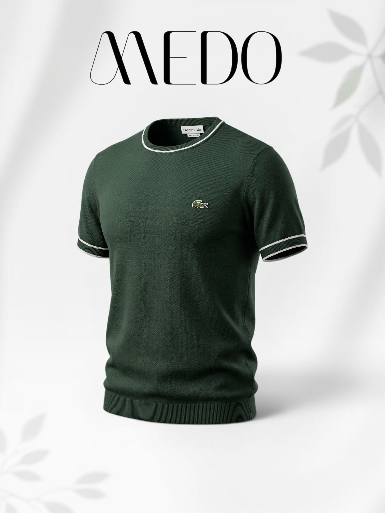 Photoroom-٢٠٢٦٠٧٠٦_٠٣٥٤٥٣٠٢٧-Photoroom (1) lLacoste Men's Knit T-Shirt - Image 1